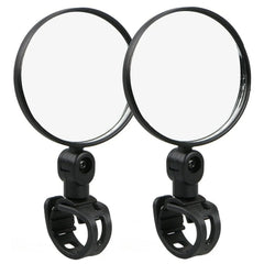 1/2PC Bike Mirror 360 Degree Adjustable Rotatable Handlebar Mirror Wide Bycicle Accessories Cycling Rear View Mirror Accesorios - Pogo Cycles
