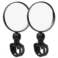 1/2PC Bike Mirror 360 Degree Adjustable Rotatable Handlebar Mirror Wide Bycicle Accessories Cycling Rear View Mirror Accesorios - Pogo Cycles