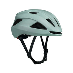 Light blue - FIIDO helmet with black straps on a white background