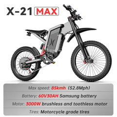 EKX X21 Max Mountain Electric Bike - Pogo Cycles