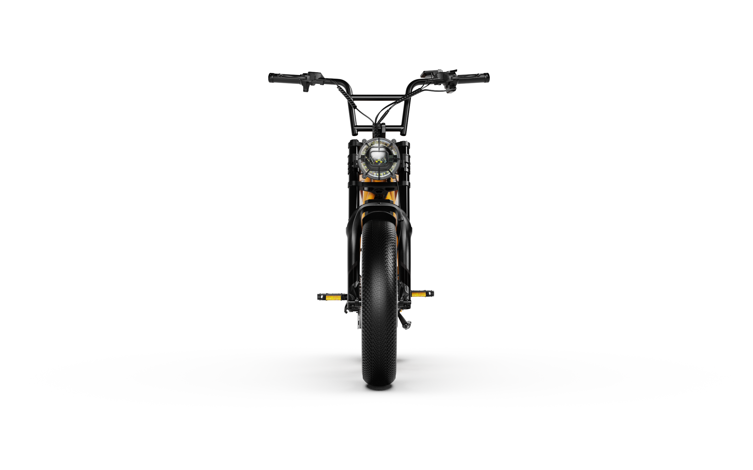 A-Spadz Cavet Air Electric Bike - Black on a white background