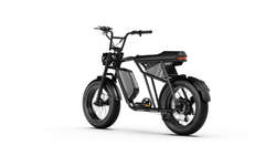 Battery view of A-Spadz Cavet Air Electric Bike on a white background