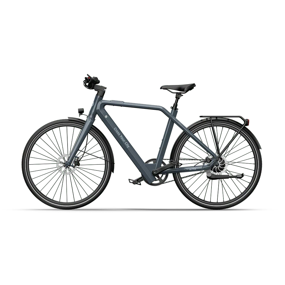 Green ADO AIR 30 PRO | ULTRA Electric Bike on a white background