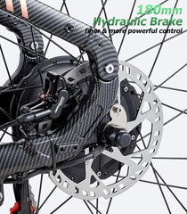 BURCHDA HC26 Dual Motor Electric Bike - Pogo Cycles - Hydraulic Bike view in white background