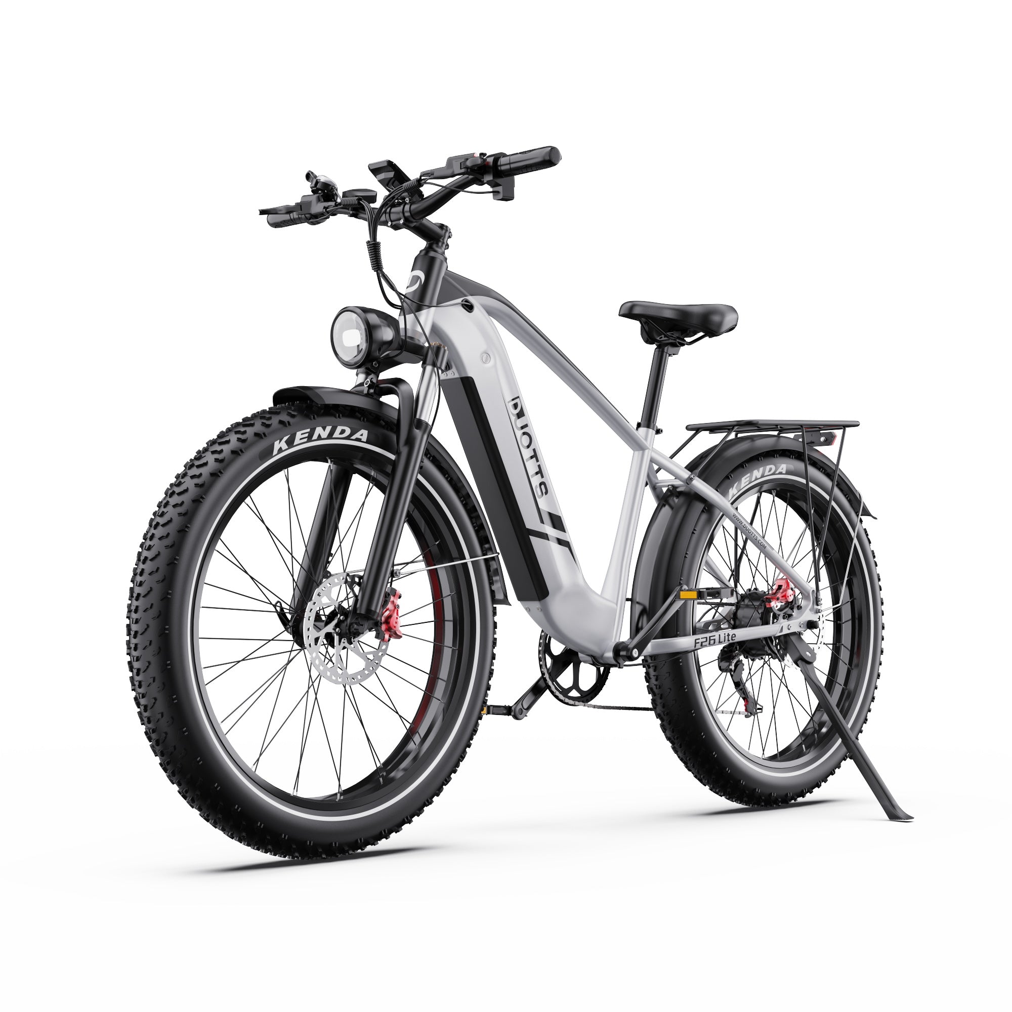 DUOTTS F26 Lite Electric Cycle with Kenda tires on a white background