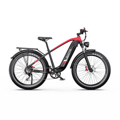 DUOTTS F26 Lite Electric Bike with red and black design on a white background
