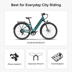 Fiido C11 City Electric Bike - Shipment within 2-4 Weeks