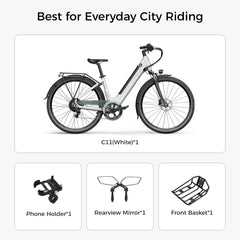 Fiido C11 City Electric Bike - Shipment within 2-4 Weeks