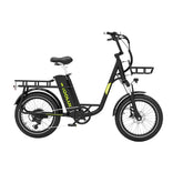KOOLUX X7 Cargo Electric Bike in black with a visible brand logo on a white background