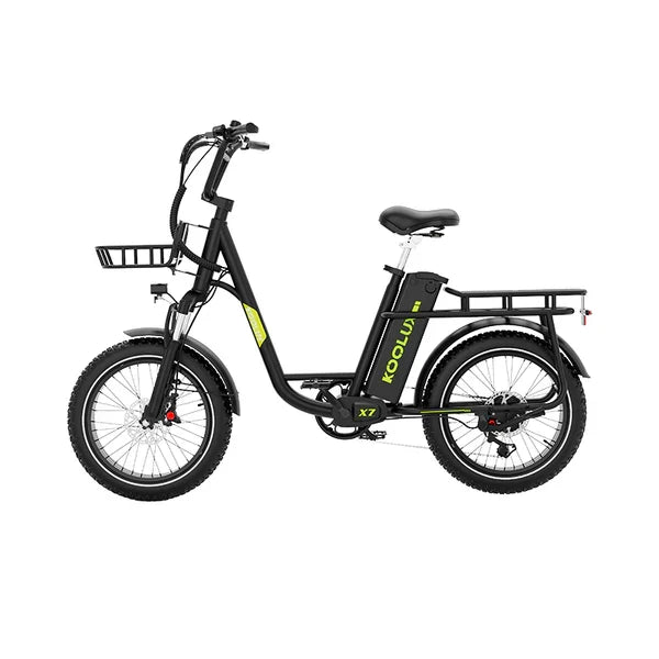 KOOLUX X7 Cargo Electric Bike with a visible brand logo on a white background