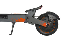 Close-up of a KuKirin G2 Ultra Electric Scooter with visible branding on a white background