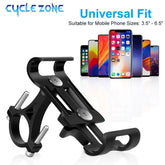 Aluminum Alloy Bike Phone Holder Anti-slip Bracket Metal Motorcycle GPS Clip Universal Cycle Bicycle Phone Stand