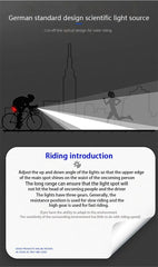 T6 Bike Front Light Waterproof 120 Lumens LED Bicycle Rear Light Ultra Bright Cycling Safety MTB Bike Lamp