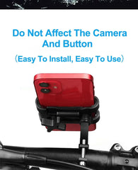 Aluminum Alloy Bike Phone Holder Anti-slip Bracket Metal Motorcycle GPS Clip Universal Cycle Bicycle Phone Stand