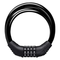 Bike Lock Mountain Bike Portable Security 4-digit Code Bike Lock for Bicycle Motorcycle Scooter
