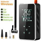 Wireless Air Pump 150psi Touch Screen/Key Portable Electric Tire Inflator For Car Bicycle Motorcycle Mini Air Compressor Injecto