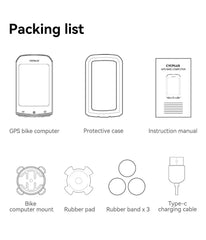 CYCPLUS M1 GPS Bicycle Computer Cycling Speedometer - Pogo Cycles