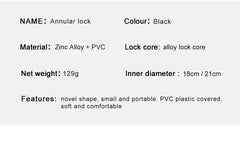 Bike Lock Mountain Bike Portable Security 4-digit Code Bike Lock for Bicycle Motorcycle Scooter