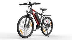 VARUN M27-1 Electric Bike with red accents on a white background