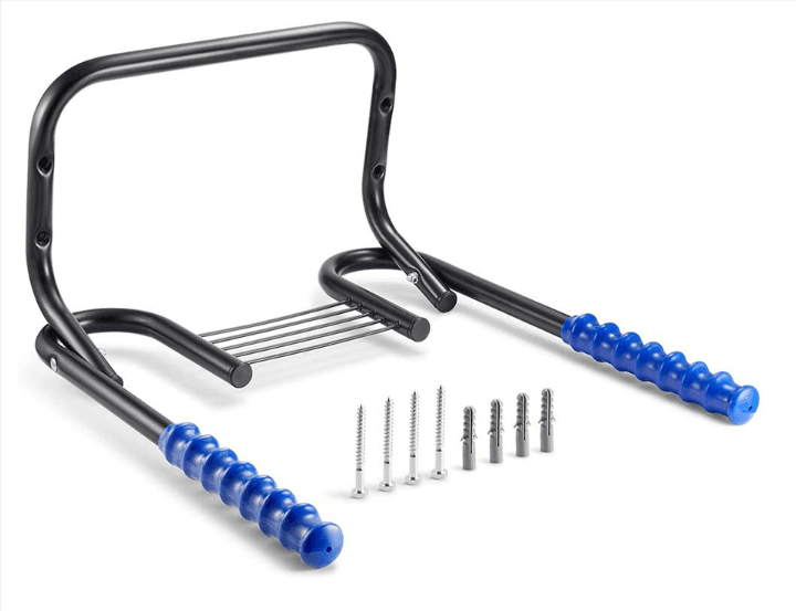 close up view of screws of Foldable Bike Wall Mount Rack - Pogo Cycles