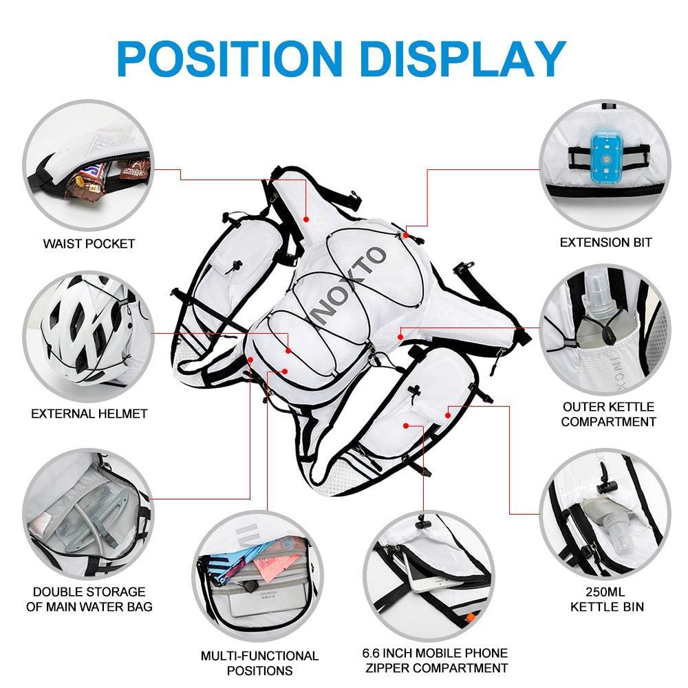 INOXTO 15L Cycling Bag Men's Women Riding Waterproof Breathable Bicycle Backpack,Bicycle Water Bag - Pogo Cycles