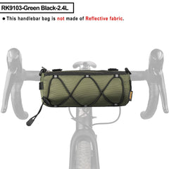 Rhinowalk Bike Bag Portable Handlebar Pannier Multi-purpose Large Capacity Backpack MTB Road Cycling Frame Tube Bag Elastic Band - Pogo Cycles