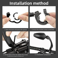 ROCKBROS Bicycle Mirror Handlebar Rear View Mirror - Pogo Cycles