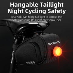 ROCKBROS Rainproof Bicycle Bag Shockproof Bike Saddle Bag For Refletive Rear Large Capatity Seatpost MTB Bike Bag Accessories - Pogo Cycles