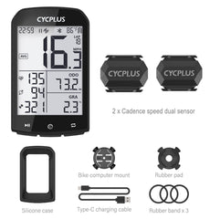 CYCPLUS M1 Cycling GPS Bicycle Speedometer Bike Computer Bluetooth 4.0 ANT+ IPX6 Odometer Bike Accessories - Pogo Cycles