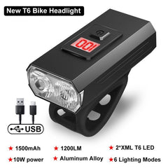 3T6 LED Bicycle Light Front 4800mAh USB Rechargeable - Pogo Cycles