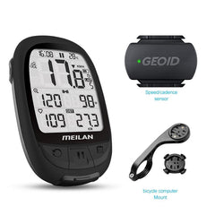 MEILAN Oval M2 Bike GPS Navigation ANT+ Cycling Computer Support Connect With Cadence Heart Rate Female Male Round Shape Meter - Pogo Cycles