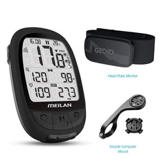 MEILAN Oval M2 Bike GPS Navigation ANT+ Cycling Computer Support Connect With Cadence Heart Rate Female Male Round Shape Meter - Pogo Cycles