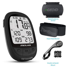 MEILAN Oval M2 Bike GPS Navigation ANT+ Cycling Computer Support Connect With Cadence Heart Rate Female Male Round Shape Meter - Pogo Cycles