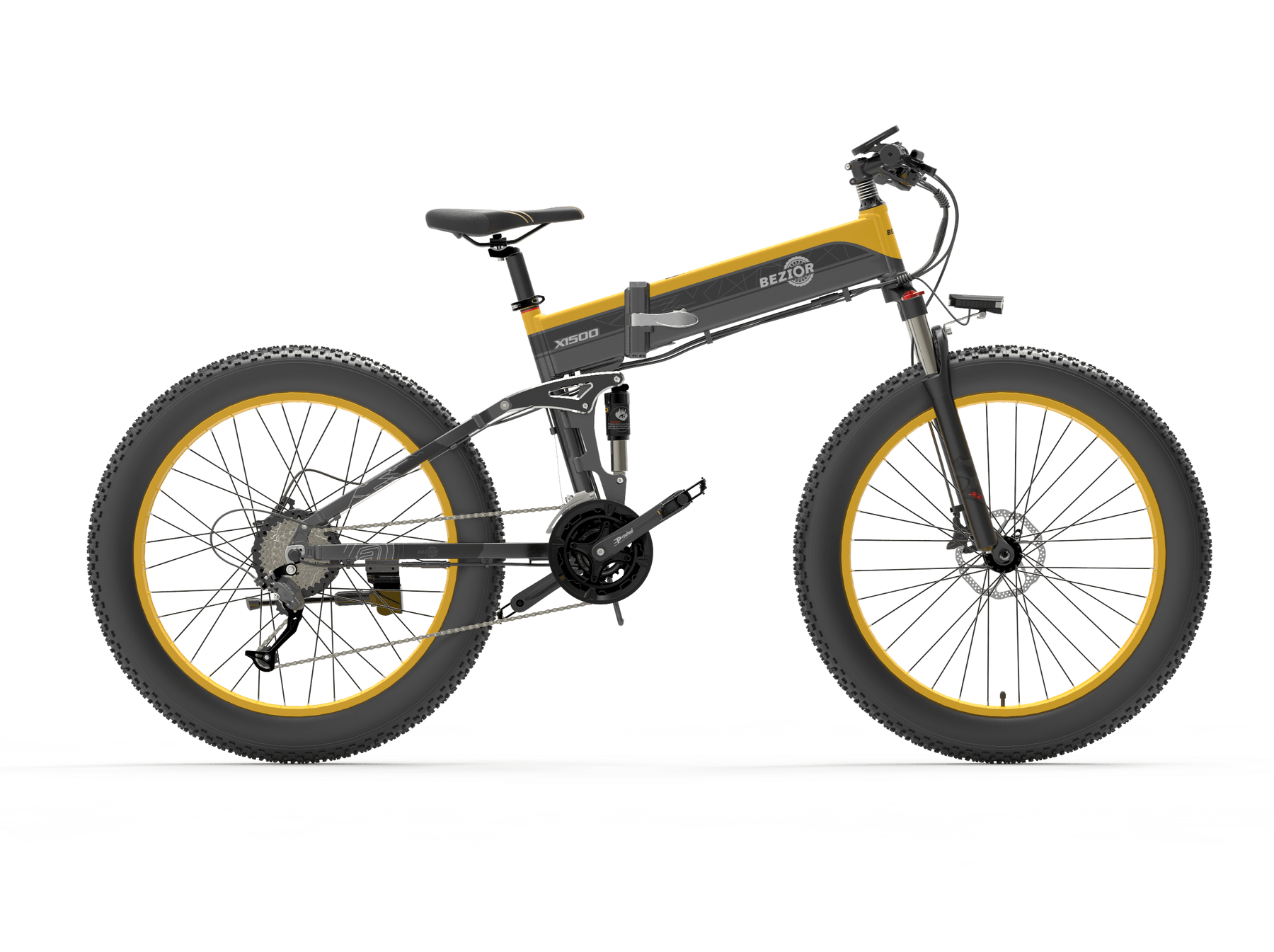 Bezior X1500 Folding Electric Mountain Bike_Preorder - Pogo Cycles available in cycle to work