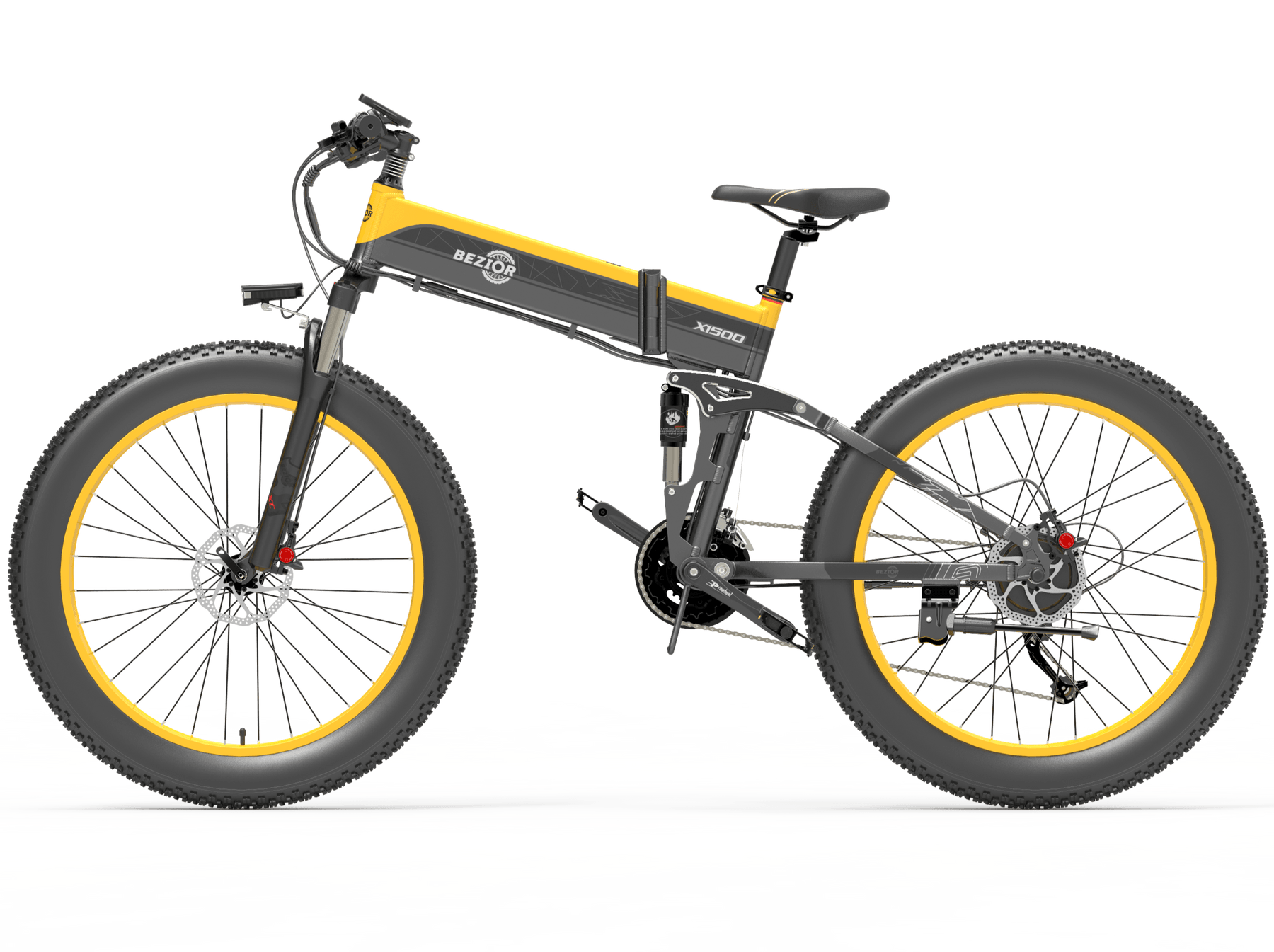 Bezior X1500 Folding Electric Mountain Bike_Preorder - Pogo Cycles available in cycle to work