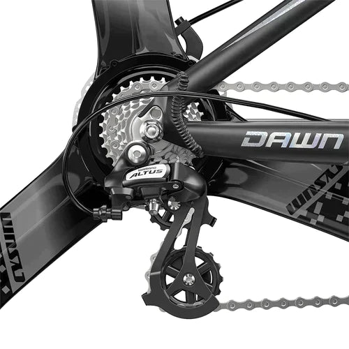 CYSUM CM520 Electric Mountain Bike - Gray - Pogo Cycles available in cycle to work