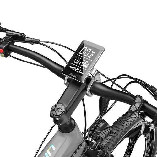 CYSUM CM520 Electric Mountain Bike - Gray - Pogo Cycles available in cycle to work