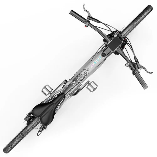 CYSUM CM520 Electric Mountain Bike - Gray - Pogo Cycles available in cycle to work