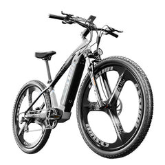 CYSUM CM520 Electric Mountain Bike - Gray - Pogo Cycles available in cycle to work