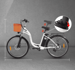 DYU C6 Upgraded Electric Bike - Pogo Cycles available in cycle to work