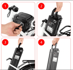 DYU C6 Upgraded Electric Bike - Pogo Cycles available in cycle to work