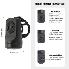 Electric Bell Horn 4 Modes - Pogo Cycles