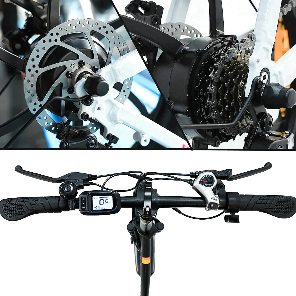 FAFREES F20 City - Electric Folding Bike - Pogo Cycles available in cycle to work