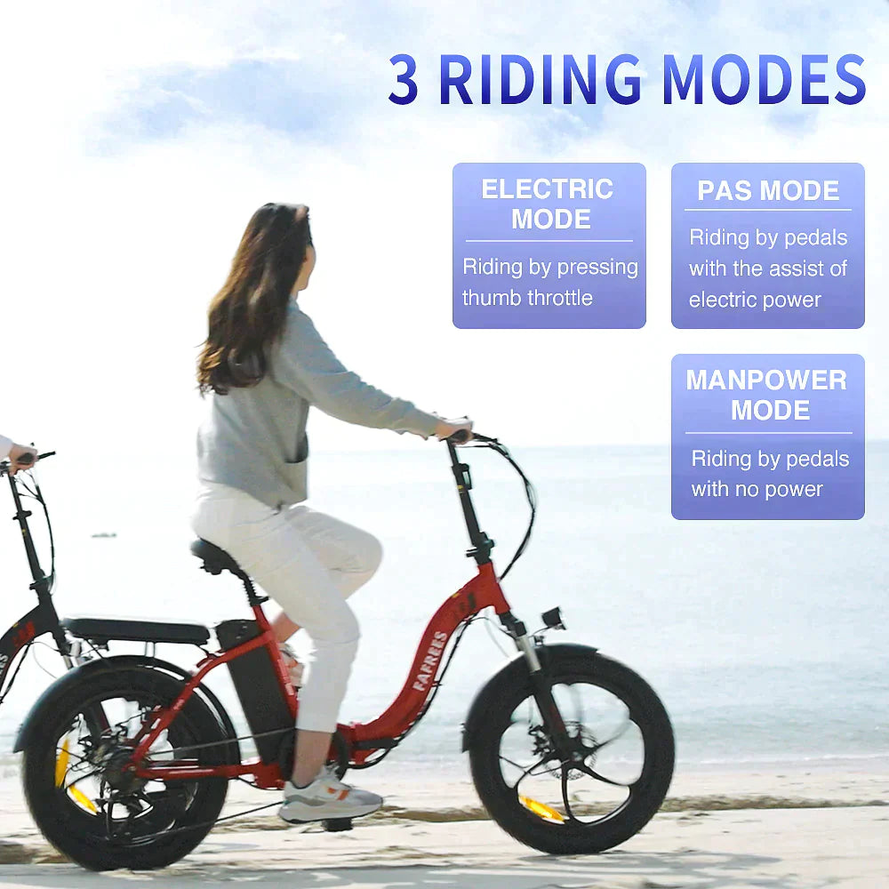 FAFREES F20 City - Electric Folding Bike - Pogo Cycles available in cycle to work