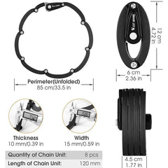 WEST BIKING Bike Foldable Password Lock - Pogo Cycles