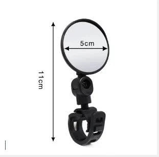 1/2PC Bike Mirror 360 Degree Adjustable Rotatable Handlebar Mirror Wide Bycicle Accessories Cycling Rear View Mirror Accesorios - Pogo Cycles