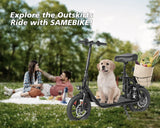 Samebike SM-C02 Electric Scooter with Seat - Pogo Cycles