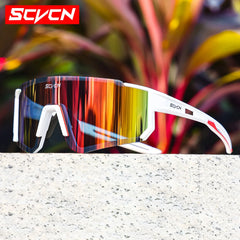 SCVCN new Outdoor Cycling Sunglasses Men MTB Bike Glasses  Sports Mountain Climbing fishing Women Bicycle Cycling UV400 Goggles