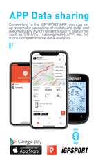 iGPSPORT BSC100S GPS Odometer Cycling Bike Computer Sensors Cycl Speedomet Riding Cycling Speedometer 2.6‘’ large screen