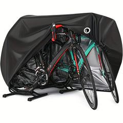 Waterproof Cycle Bike Rain Cover, Bicycle Cover Rain Sun UV Dust Windproof With Lock Hole for Mountain, Road & Dirt Bike